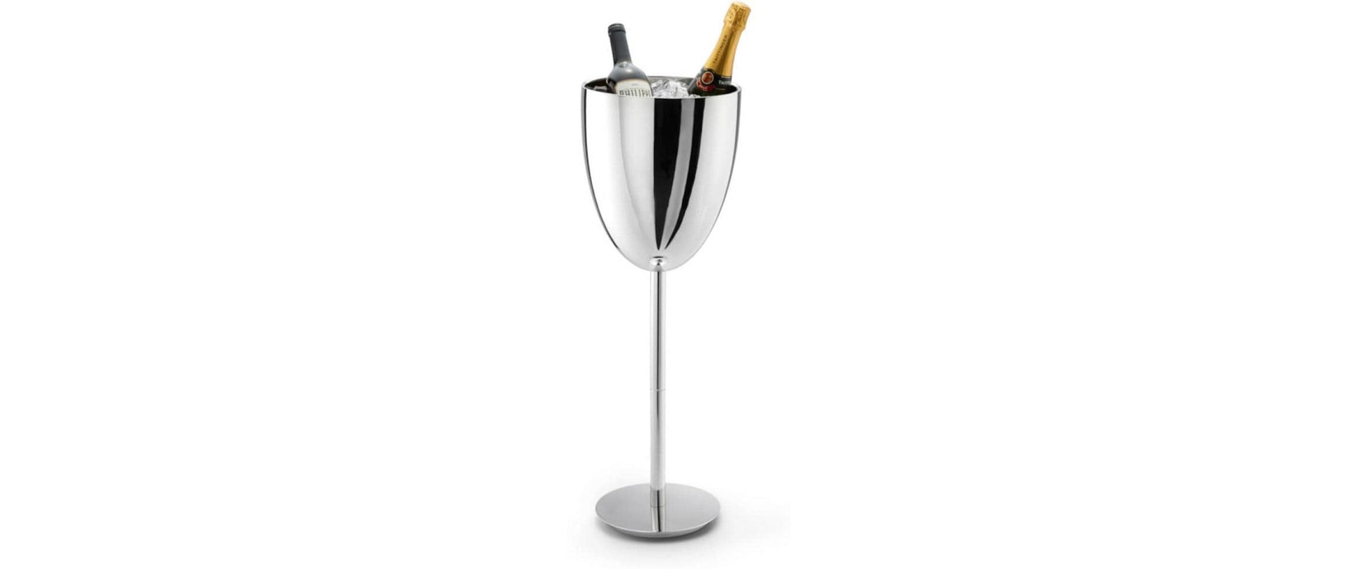 PHILIPPI Champagnerkühler Monaco – Ø 25 × 72 cm, Edelstahl, doppelwandig