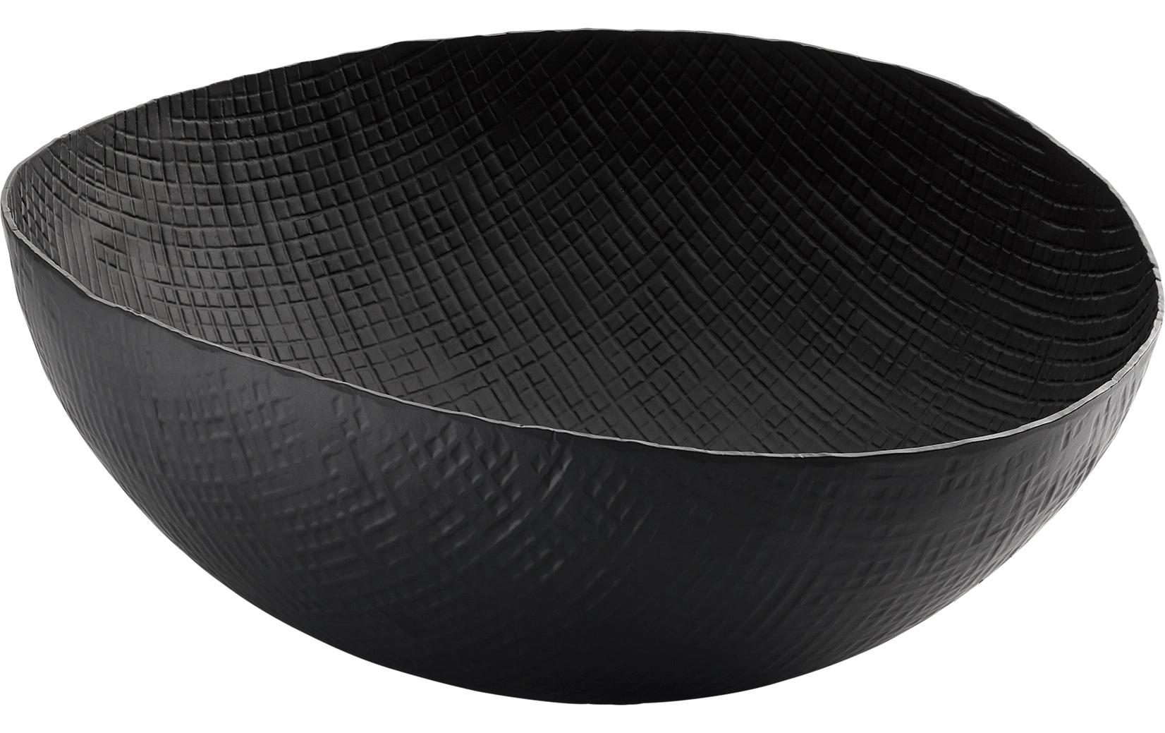 Philippi Outback Schale – Aluminium, schwarz – Ø 32 × 12 cm