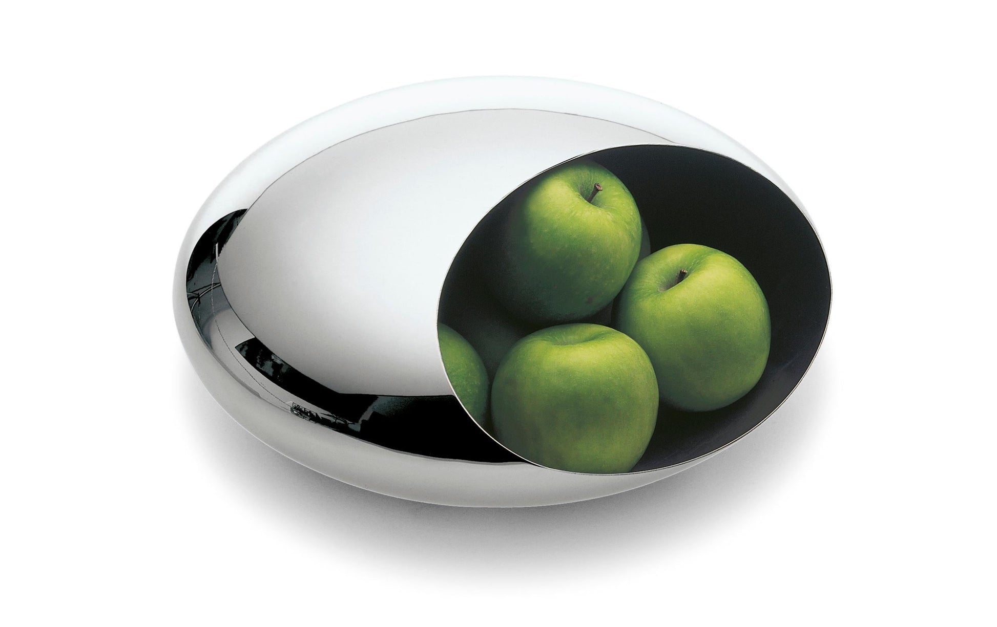 Philippi Obstschale Cocoon – Ø 30,0 cm, H 15,2 cm, Edelstahl, Silber