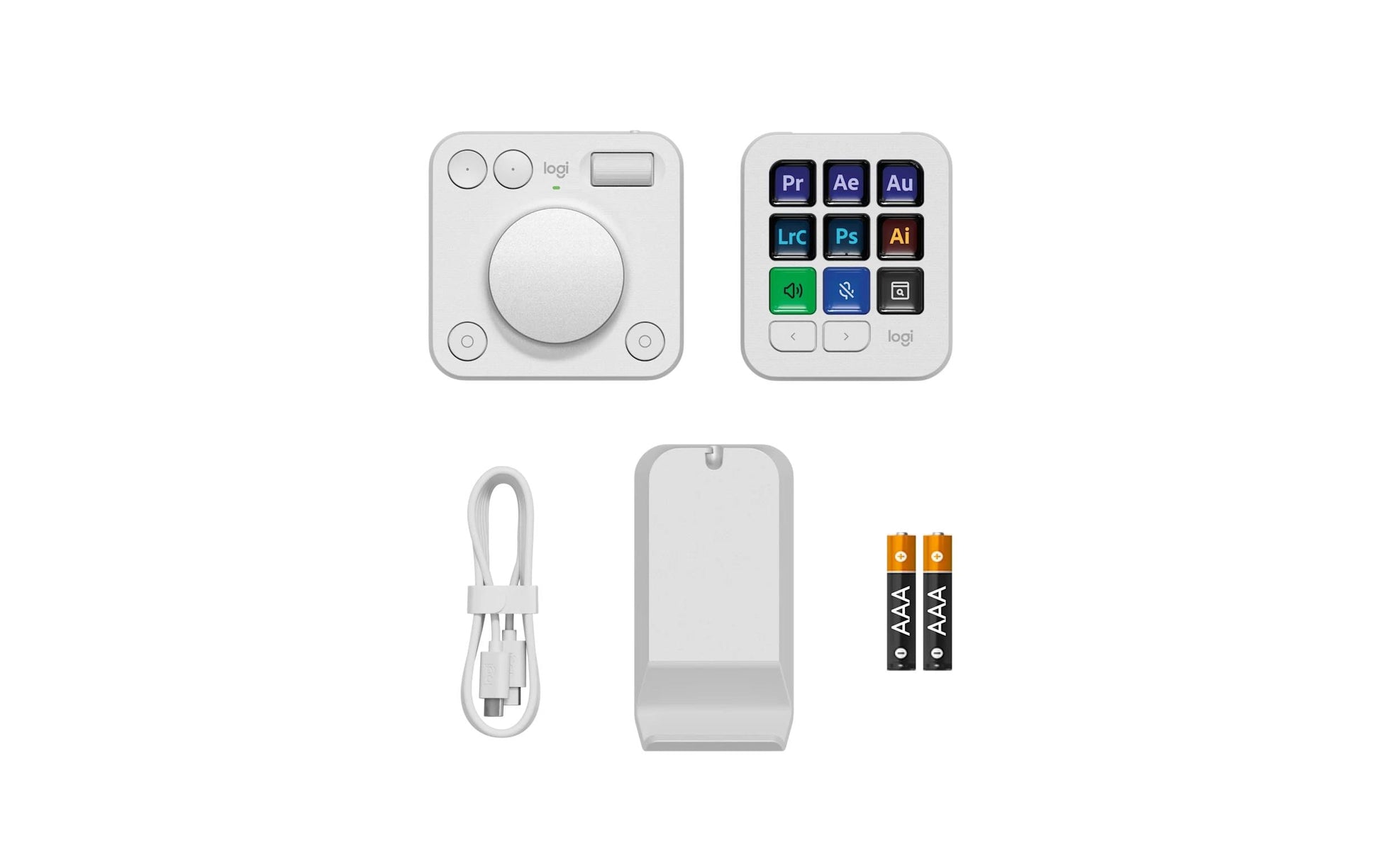 Logitech MX Creative Console – Tastatur, Grau