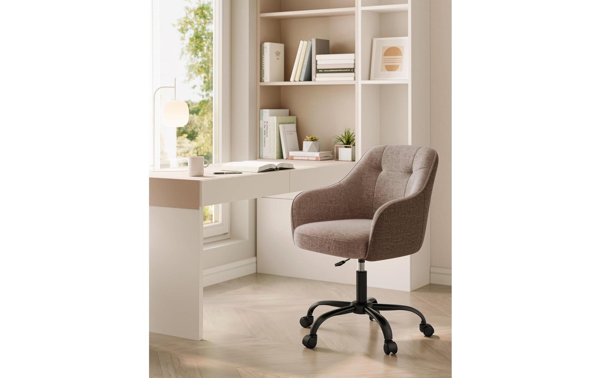 Songmics Bürostuhl – 61×58×86–96 cm, braun