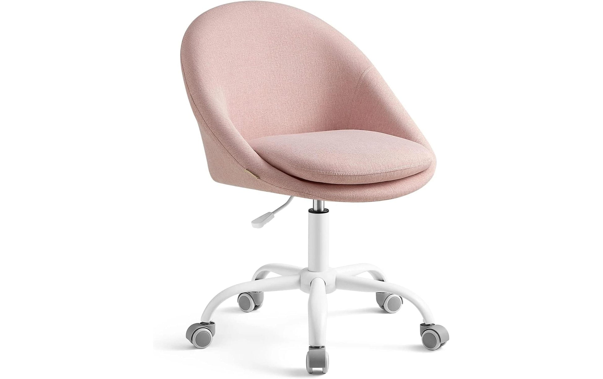 Songmics Bürostuhl – 58 × 58 × 83–93 cm, Hellrosa