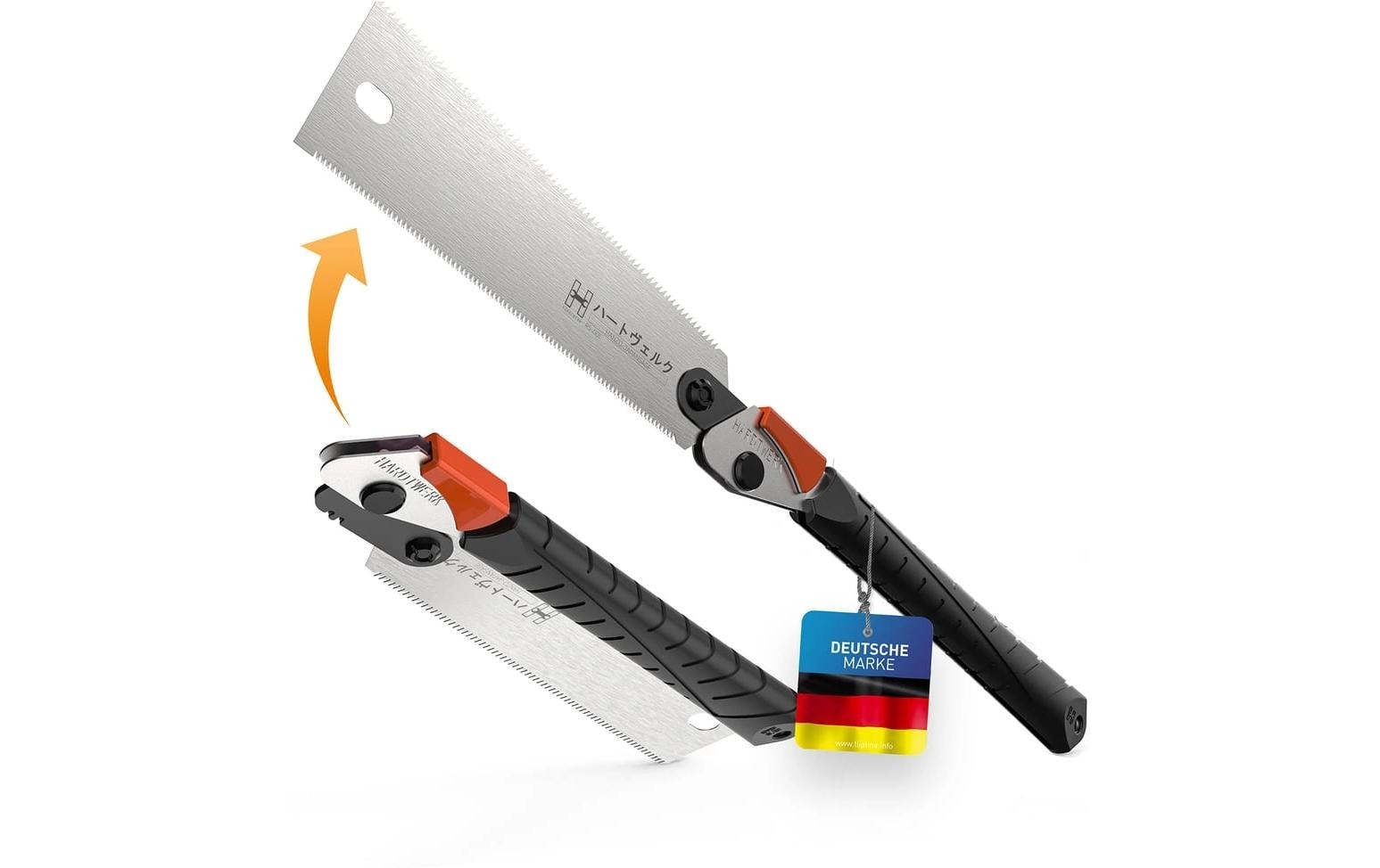HARDTWERK Japansäge Ryoba 240 mm, klappbar