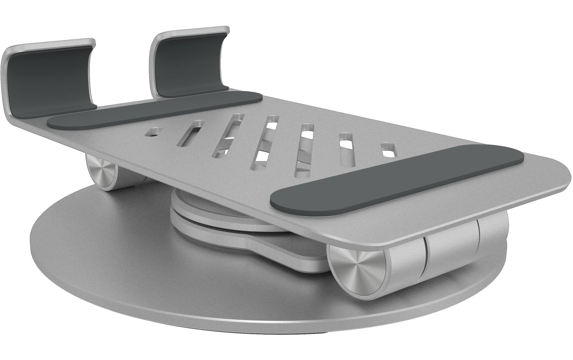 RaidSonic Tablet-Ständer – für Tablets bis 12,9", 360° drehbar – Grau