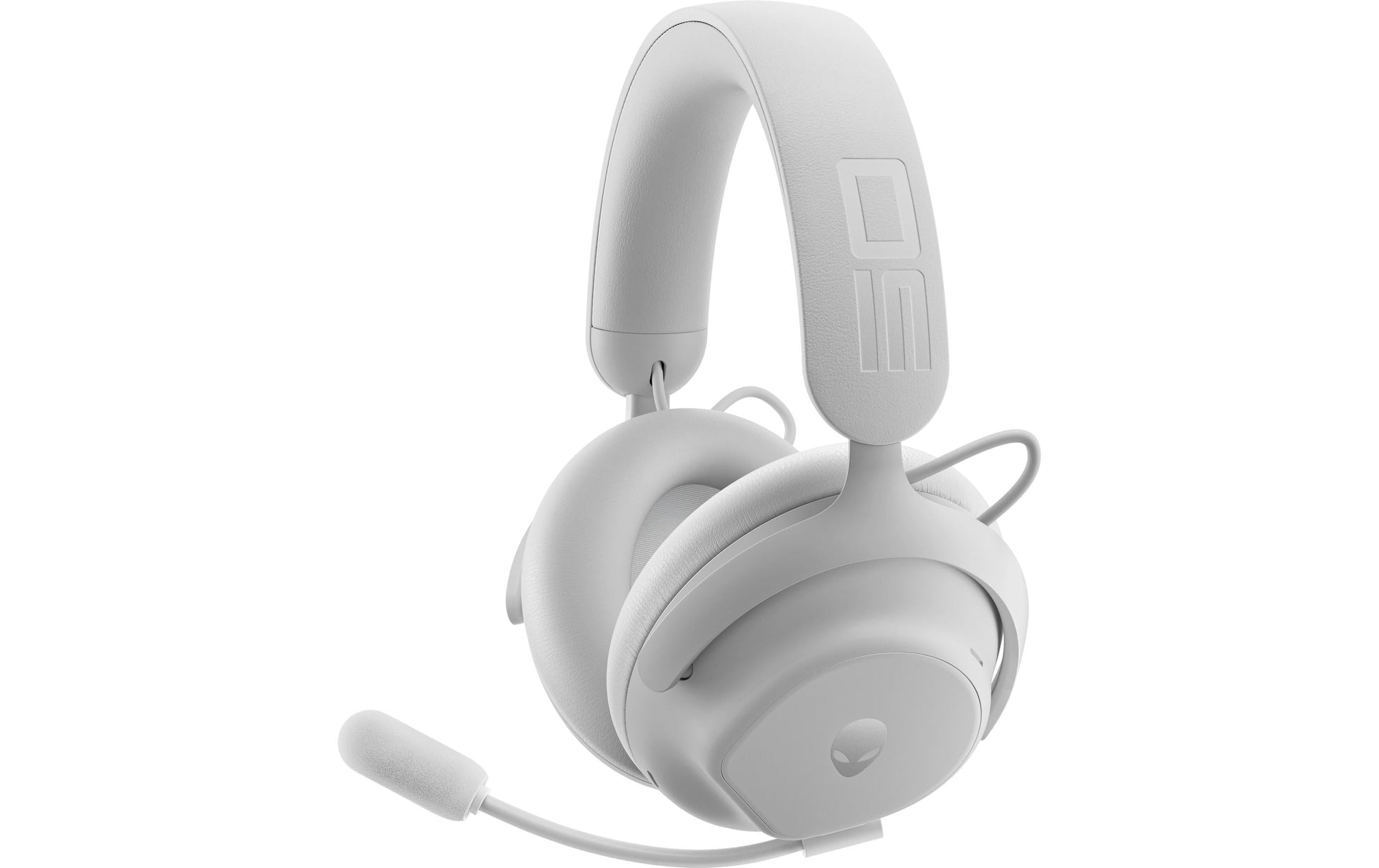 Alienware Pro Wireless Gaming-Headset – Over-Ear, Stereo, Kabel + BT, ANC, mit USB-C-Dongle, Schwarz/Weiss