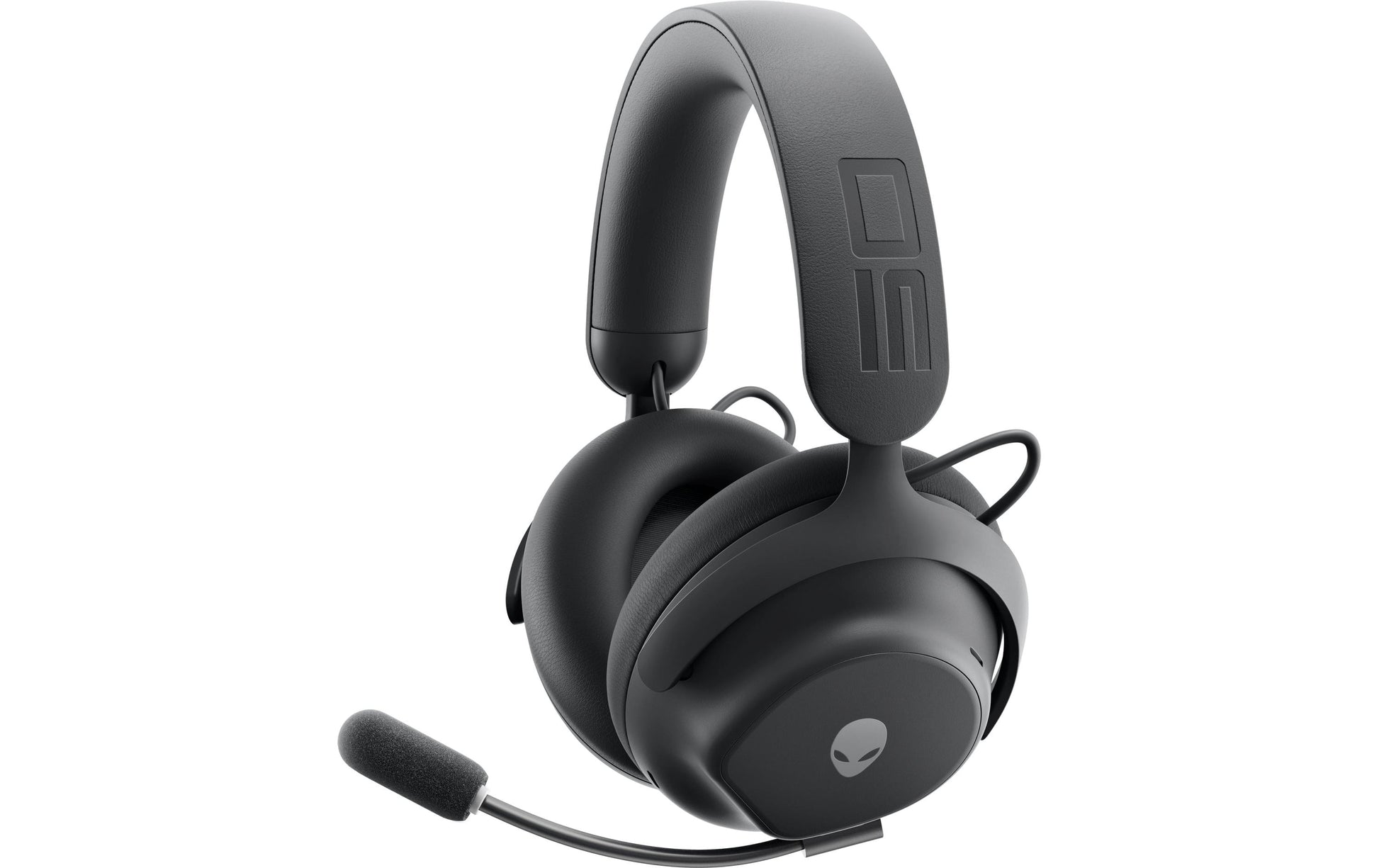 Alienware PRO-HS-G-DEAM Gaming-Headset – Over-Ear, Stereo, Kabel + BT, ANC, mit USB-C-Dongle, Schwarz