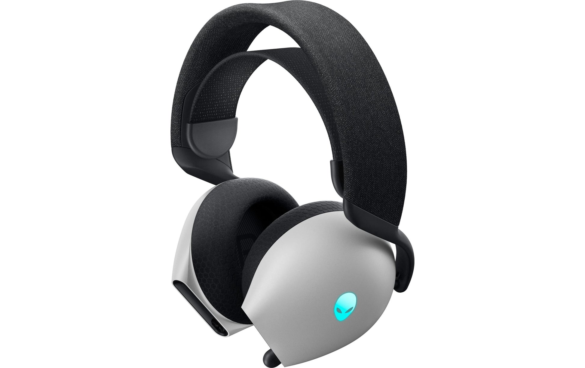Alienware AW725H Gaming-Headset – Over-Ear, Stereo, Kabel + BT, ANC, mit USB-C-Dongle, Schwarz/Weiss