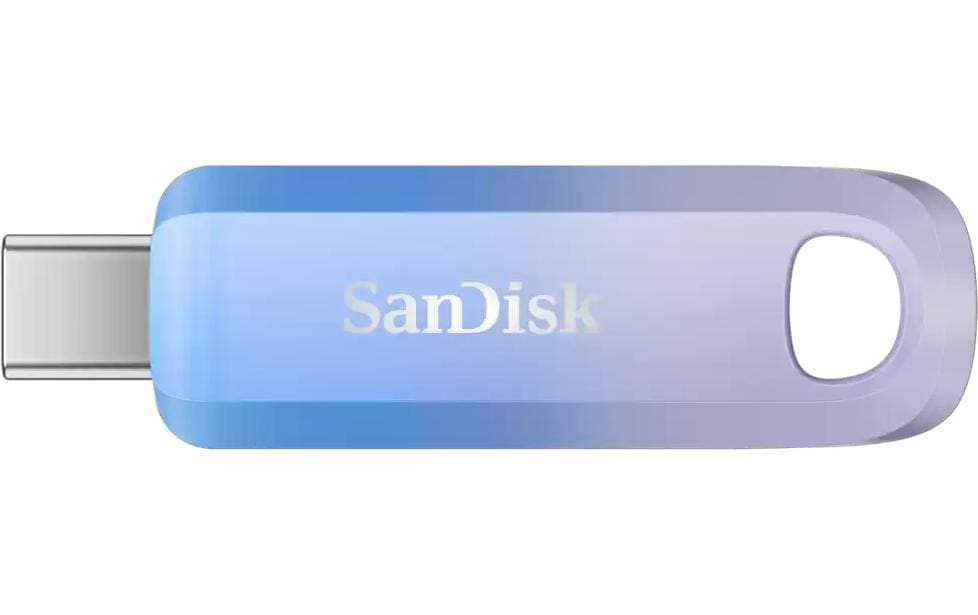 SanDisk Creator 1 TB – USB-Stick, USB-C 3.2 Gen 1, 400 MB/s, Blau/Lila