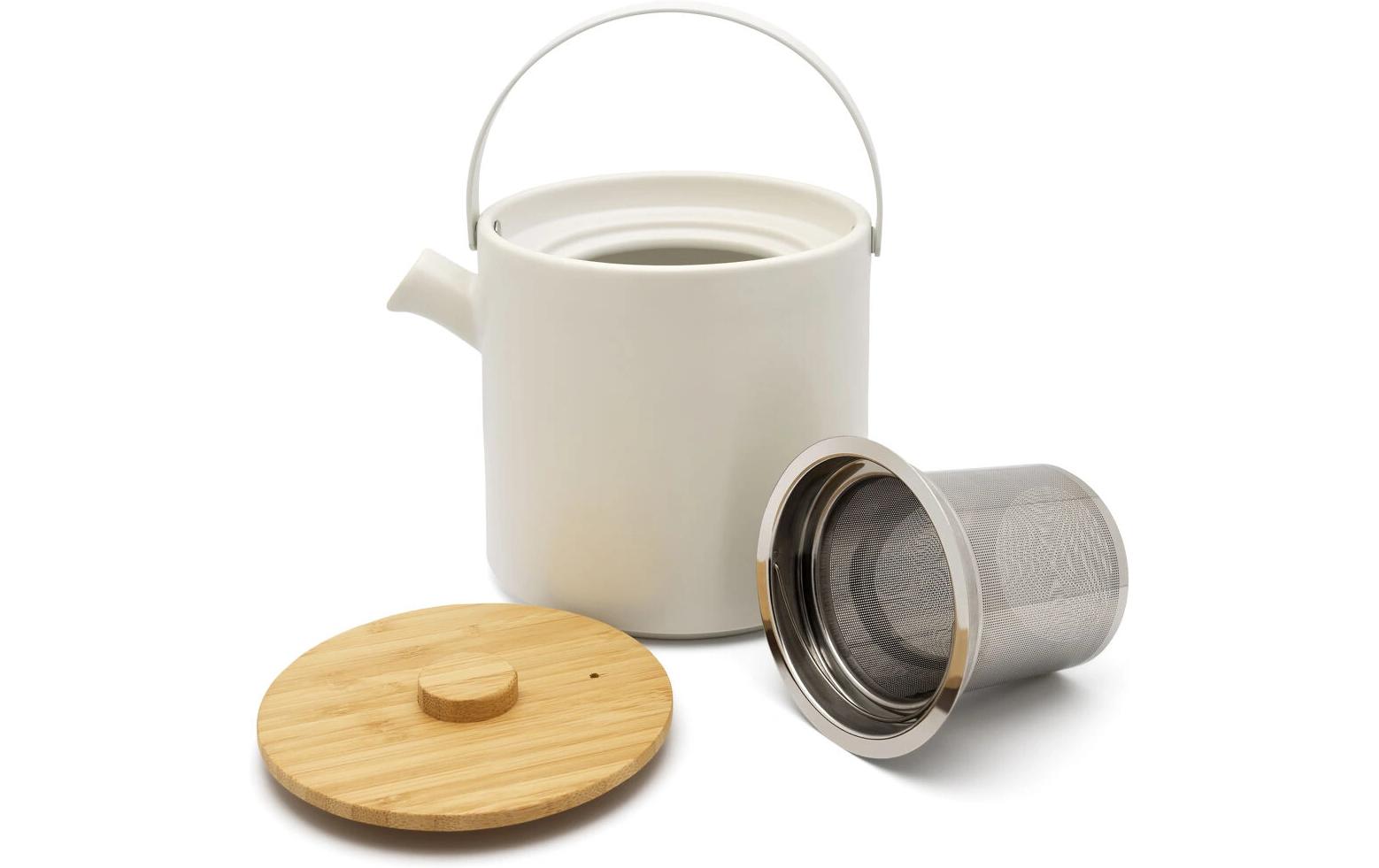 Bredemeijer Teekannenset Umea – 2-teiliges Set, 1,2 l, Keramik, mit Edelstahlfilter