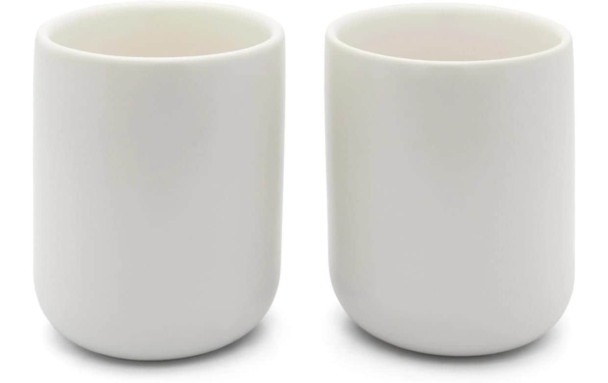 Bredemeijer Teetasse Umea – 4er Set, 200 ml, Ø 7,9 cm, H 8,9 cm, Keramik, Weiss