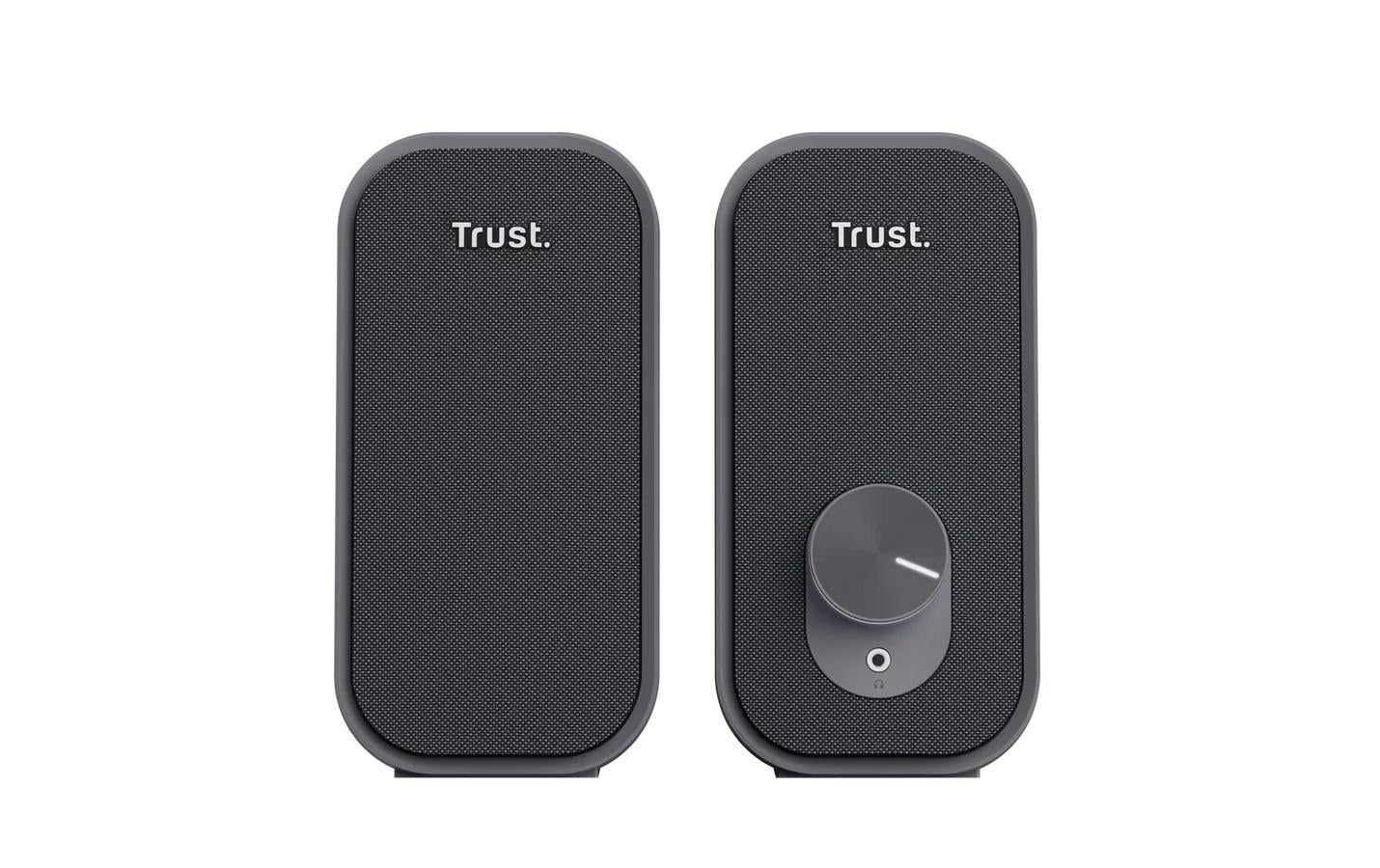 Trust Ador, Paar – PC-Lautsprecher-Set 2.0 – 6 W, 3,5 mm Klinke, USB-A, Schwarz