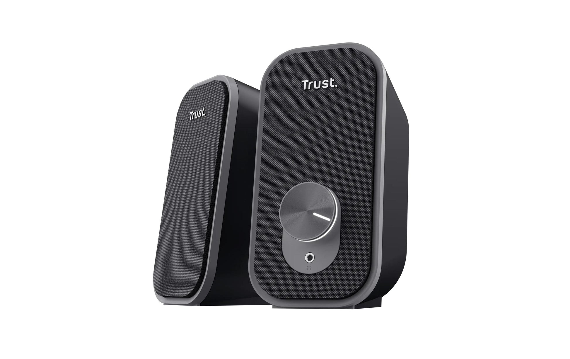 Trust Ador, Paar – PC-Lautsprecher-Set 2.0 – 6 W, 3,5 mm Klinke, USB-A, Schwarz