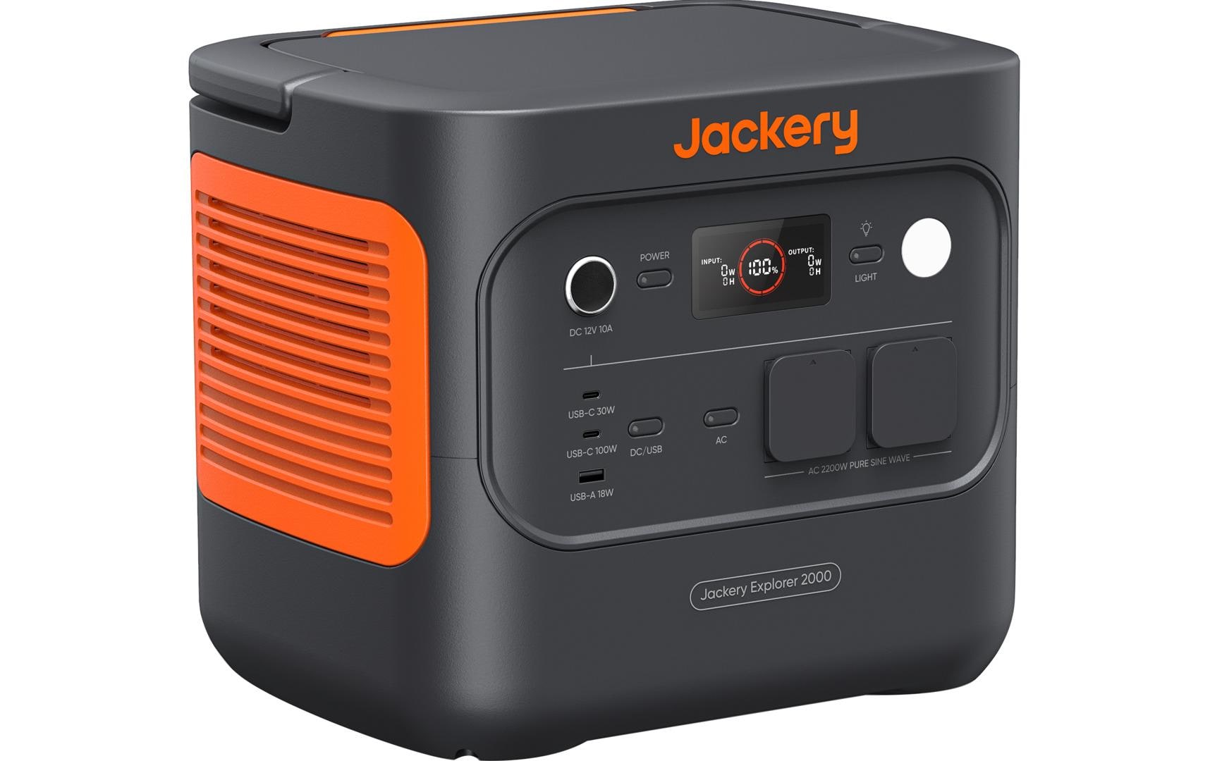 Jackery Explorer 2000 V2 – Powerstation – 2'042 Wh, LiFePO4