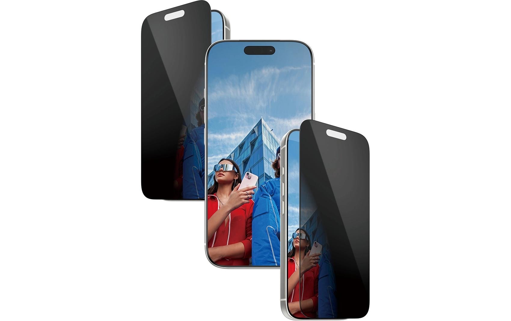 PanzerGlass Displayschutzfolie – 2-Wege-Privatsphäre, für Apple iPhone 17 Pro