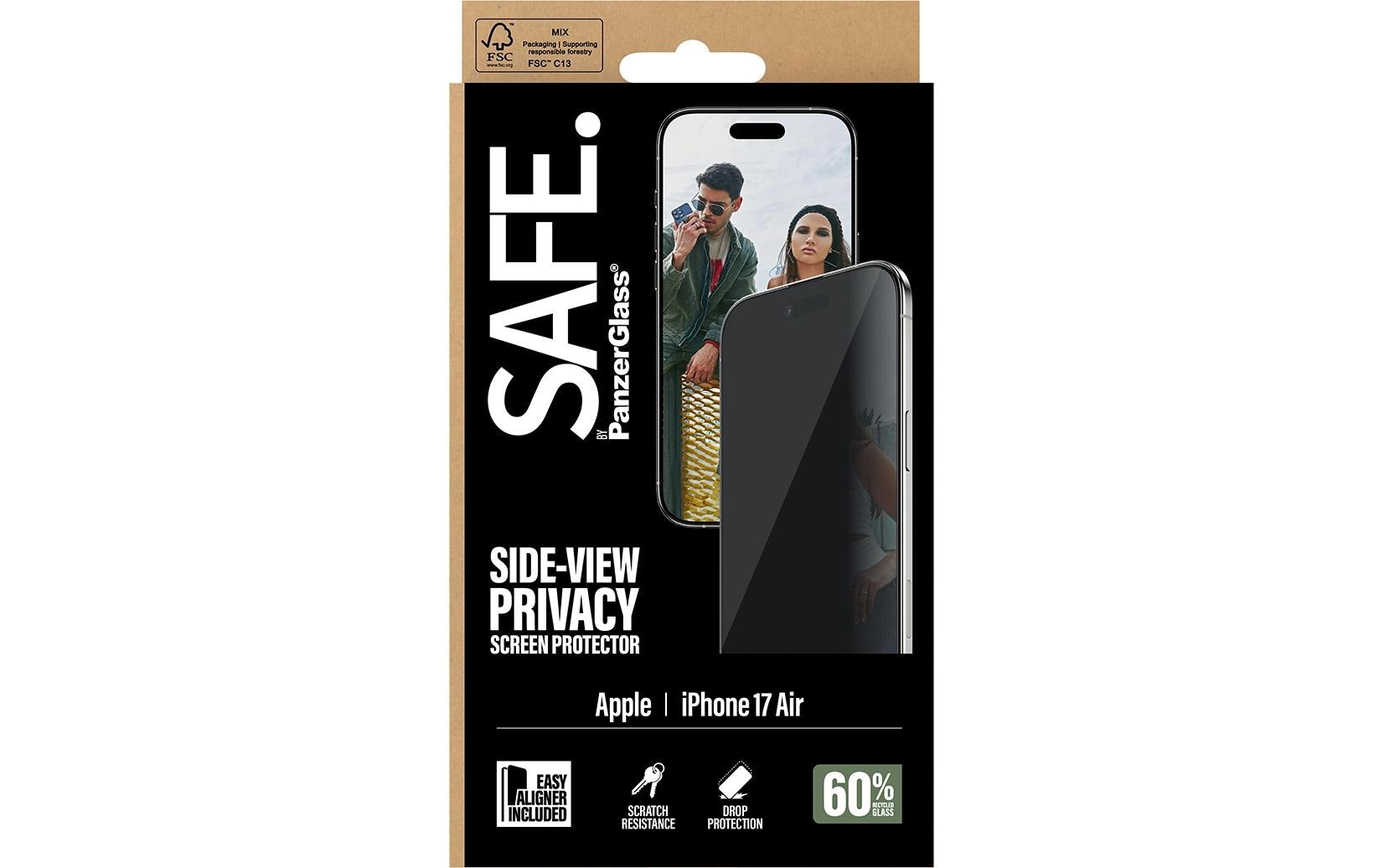 PanzerGlass Displayschutzglas – für Apple iPhone 17 Air – Ultra-Wide Fit, Hartglas, Kratzresistent