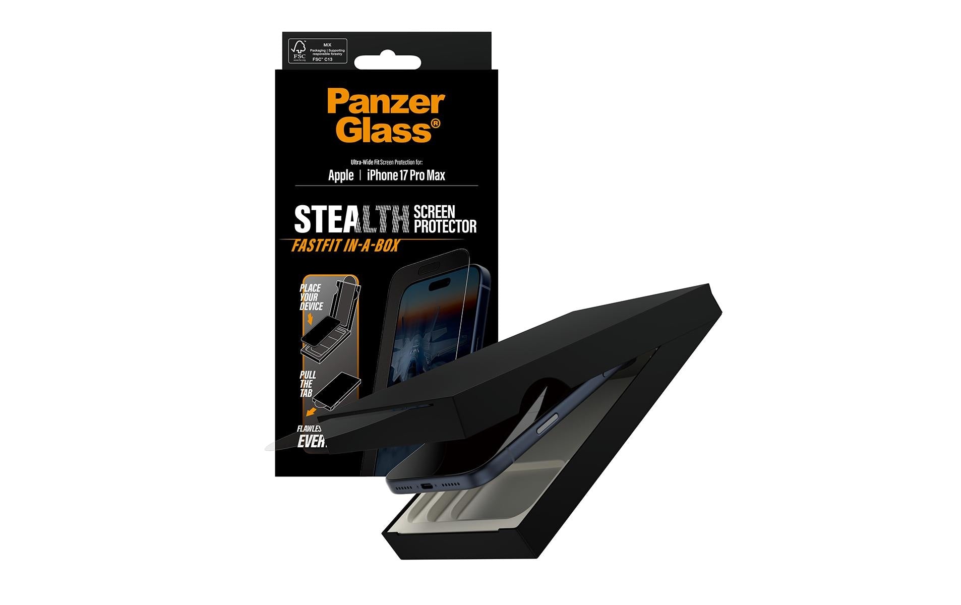 PanzerGlass Backcover Stealth – für Apple iPhone 17 Pro Max