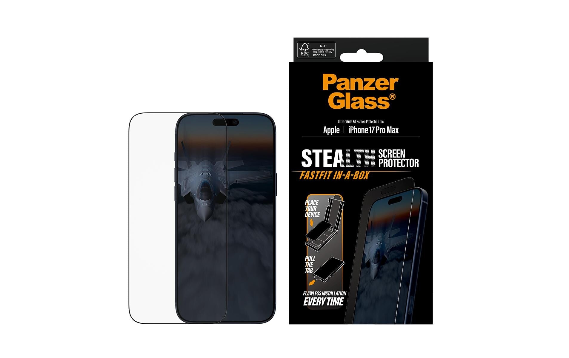 PanzerGlass Backcover Stealth – für Apple iPhone 17 Pro Max