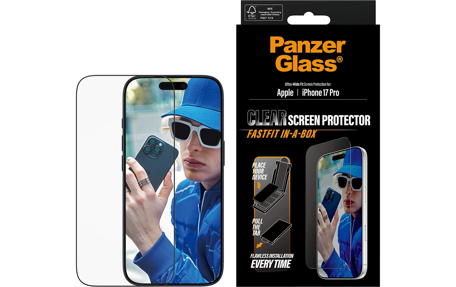 PanzerGlass Displayschutzfolie – für Apple iPhone 17 Pro