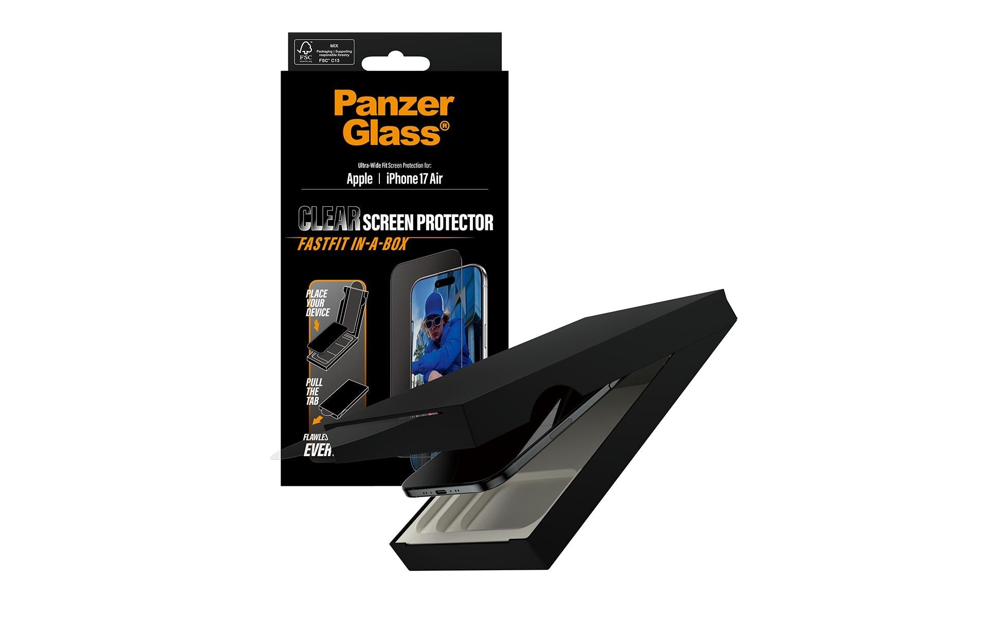 PanzerGlass Displayschutzfolie – für Apple iPhone Air