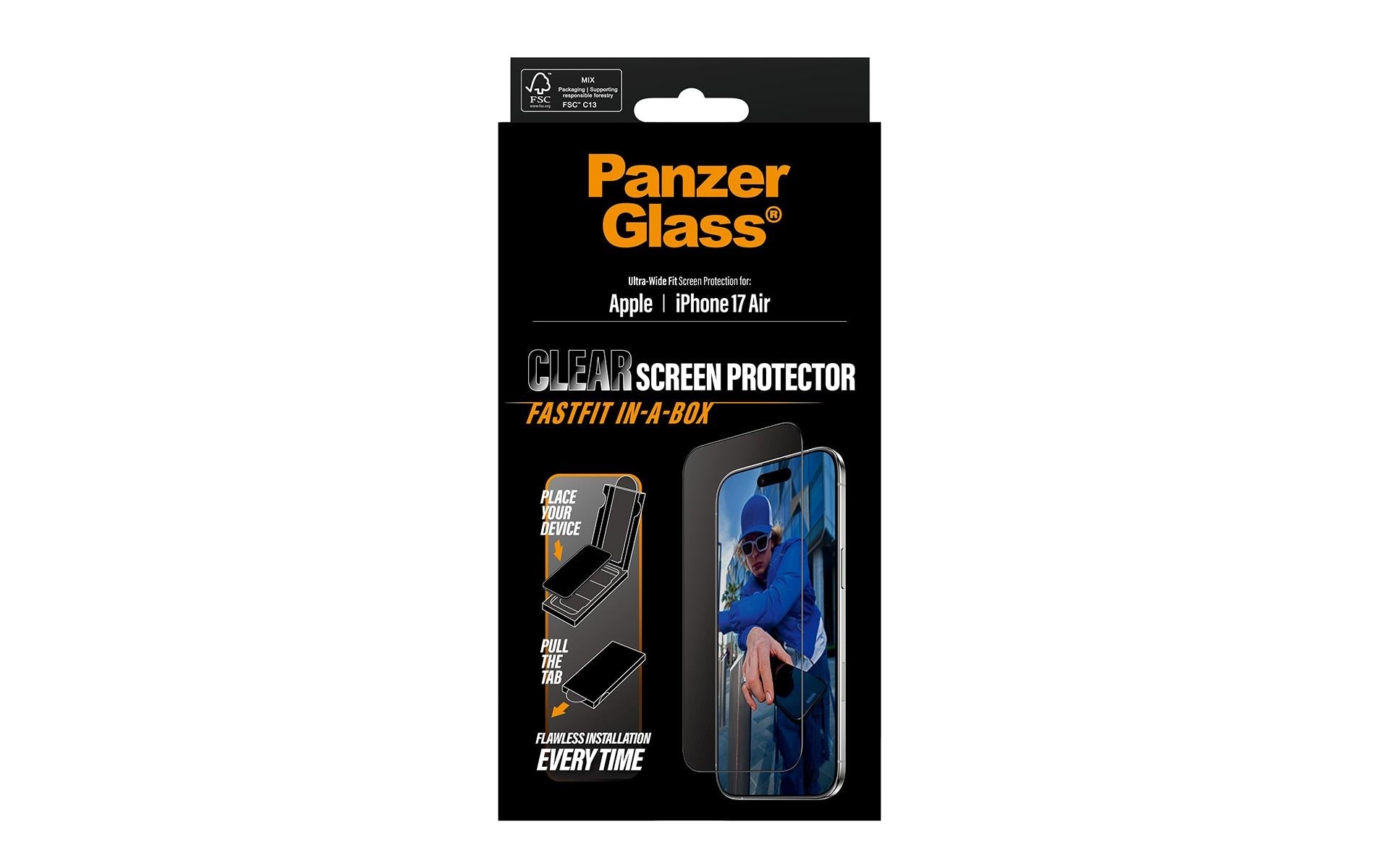 PanzerGlass Displayschutzfolie – für Apple iPhone Air