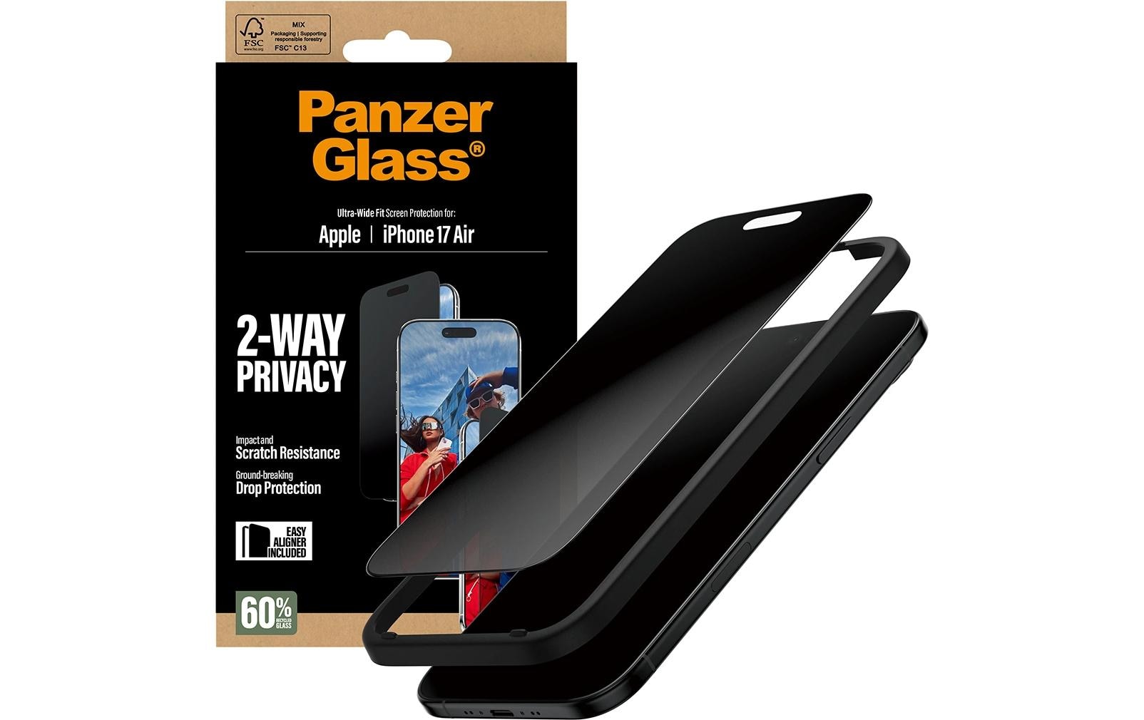 PanzerGlass Displayschutzfolie – für Apple iPhone Air