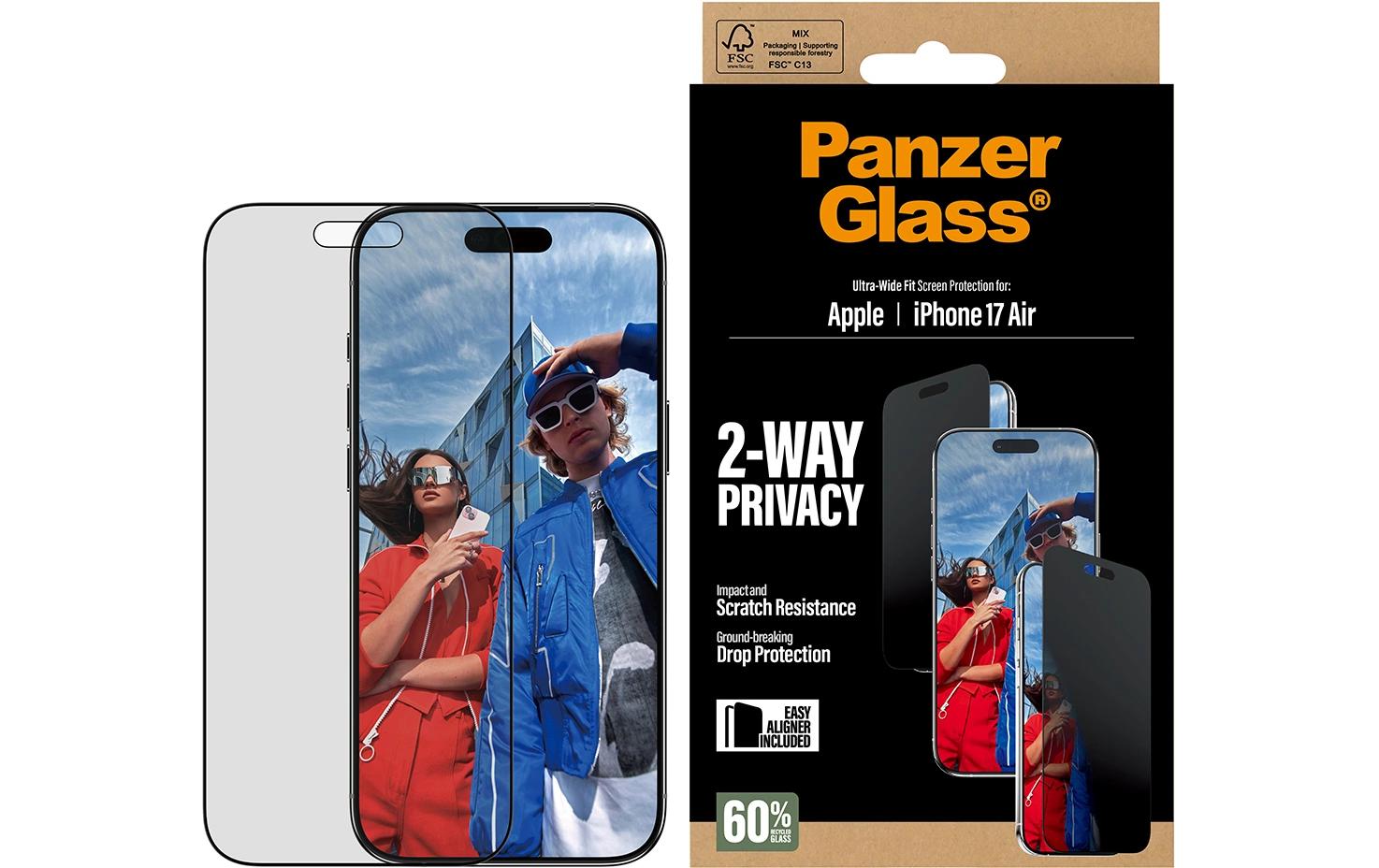 PanzerGlass Displayschutzfolie – für Apple iPhone Air