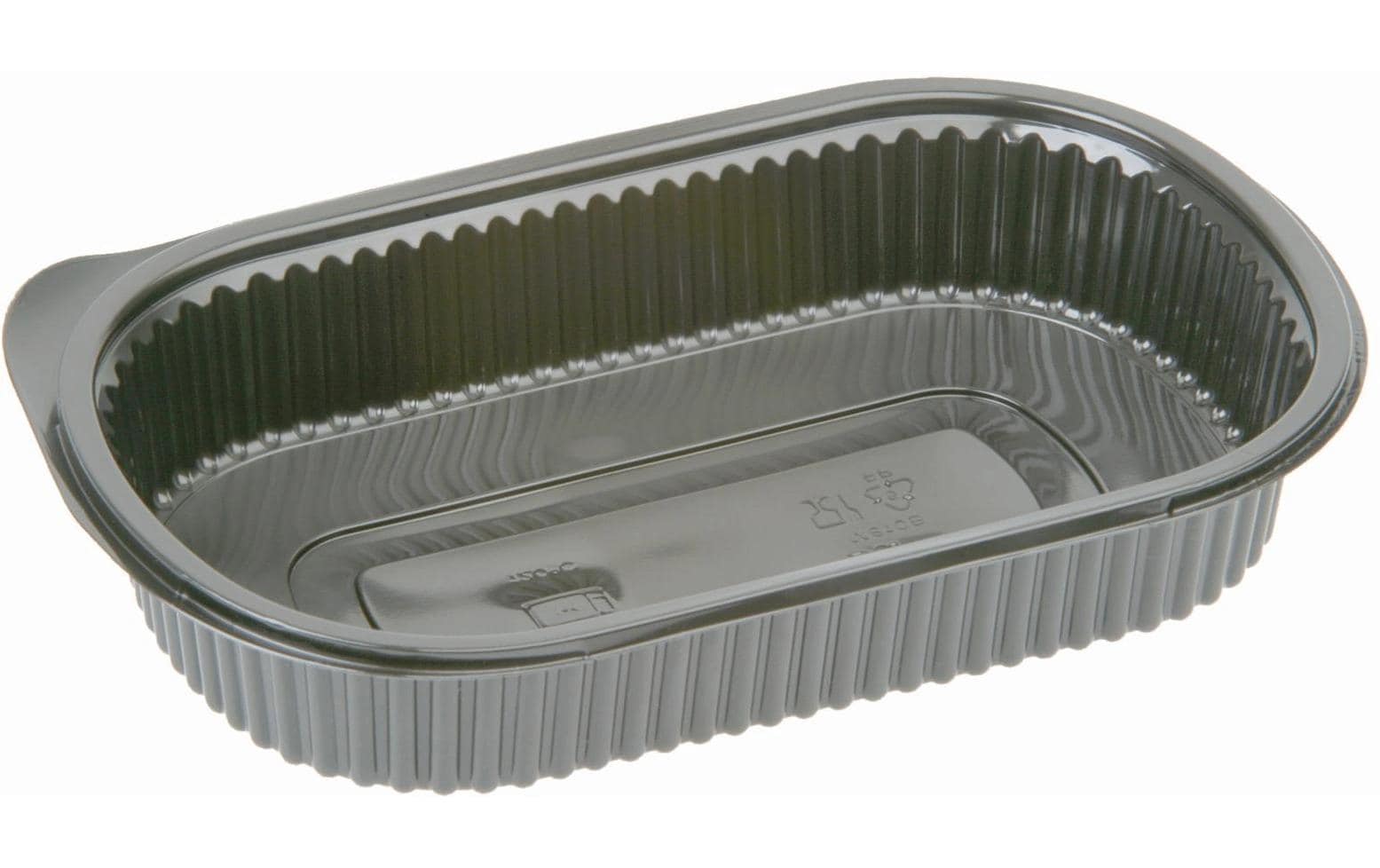 Elco Menuschale PP – mit Deckel, 900 ml, schwarz, 50 Stück