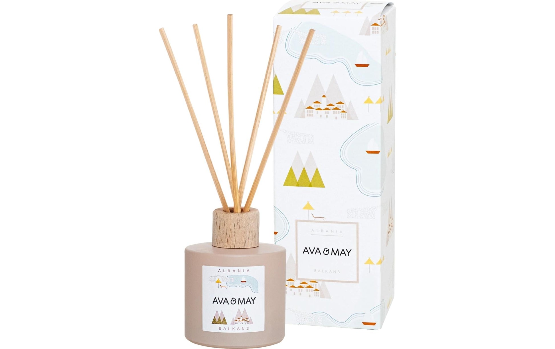 AVA & MAY Duftstäbchen Albania – Granatapfel – 100 ml