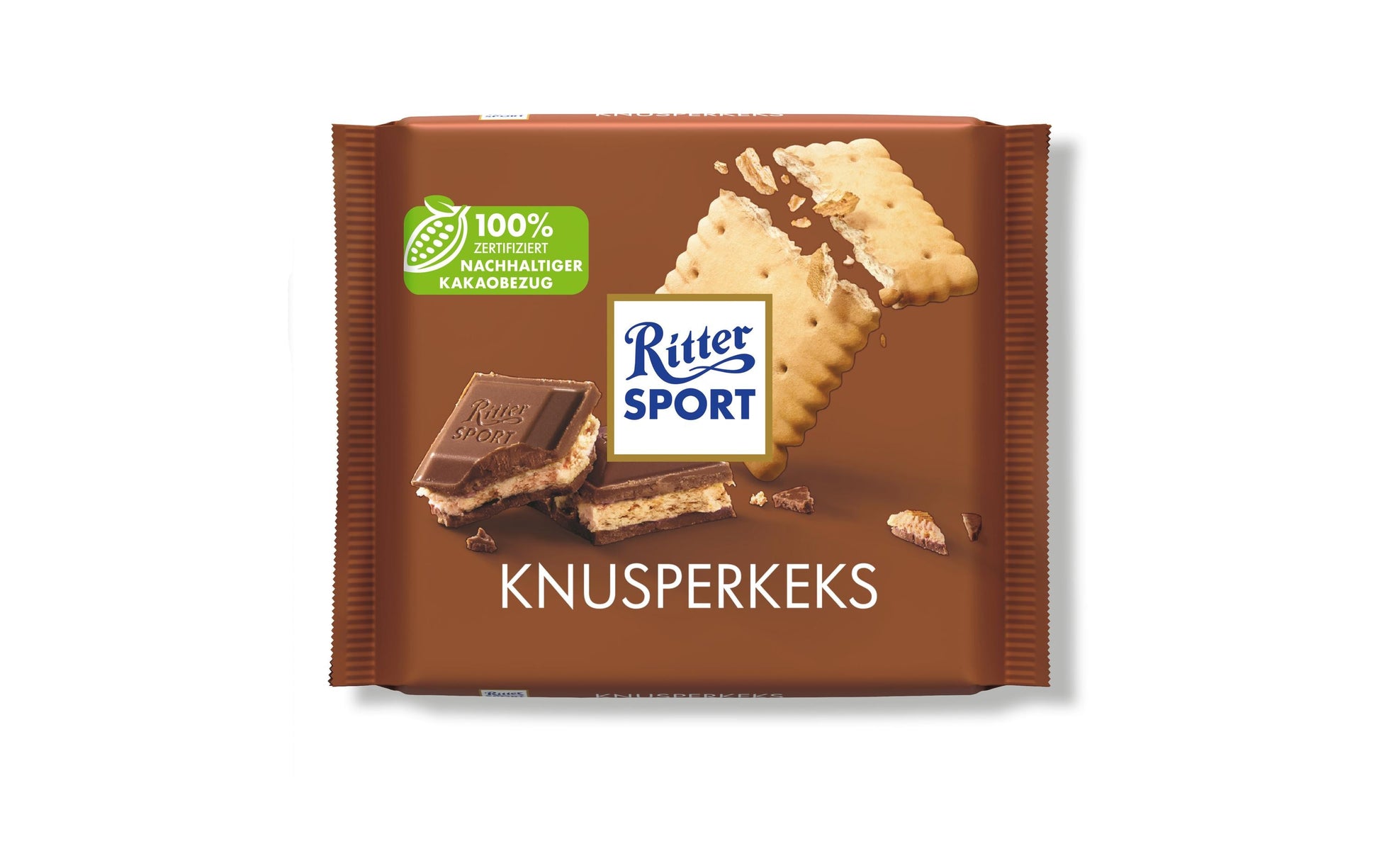 Ritter Sport Knusperkeks – Milchschokolade – 100 g