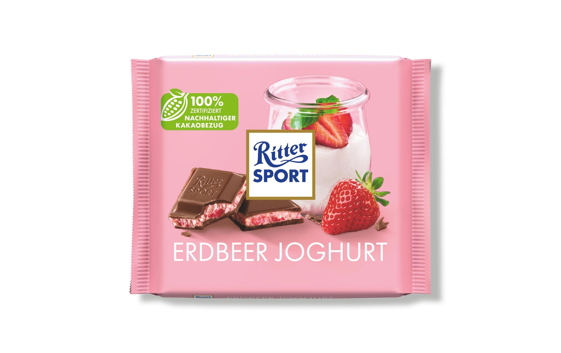 Ritter Sport Schokolade – Erdbeer Joghurt – 100 g