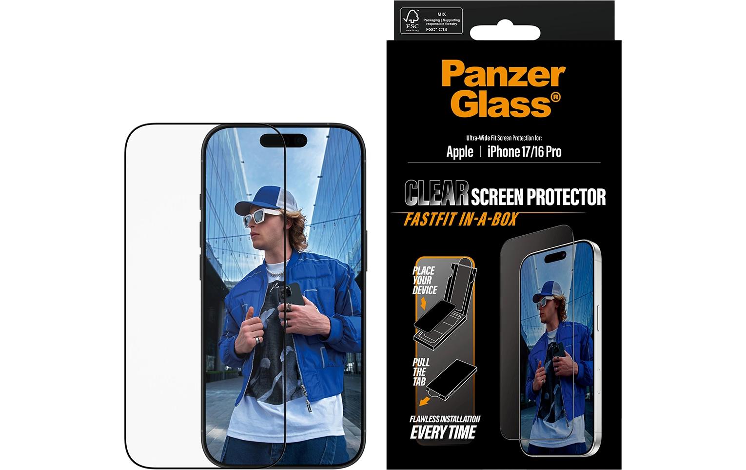 PanzerGlass Displayschutzfolie – für Apple iPhone 17