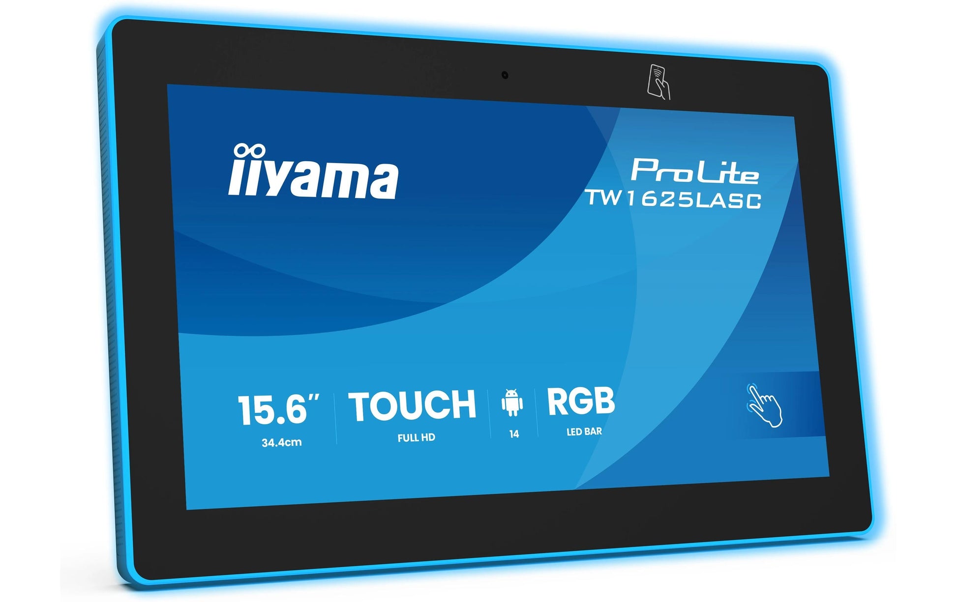 iiyama ProLite TW1625LASC-B3PNR – 15,6", Full HD, 450 cd/m², IPS