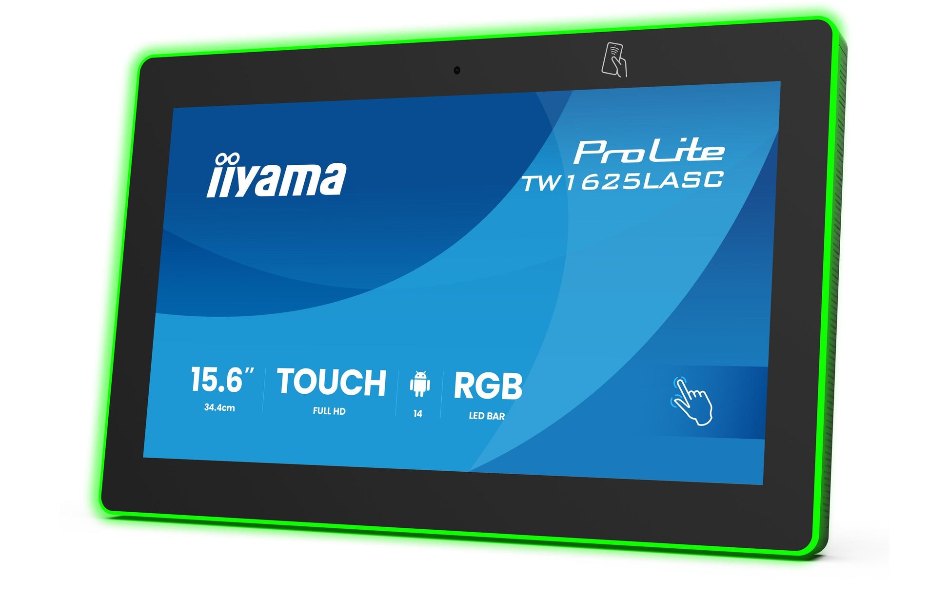 iiyama ProLite TW1625LASC-B3PNR – 15,6", Full HD, 450 cd/m², IPS