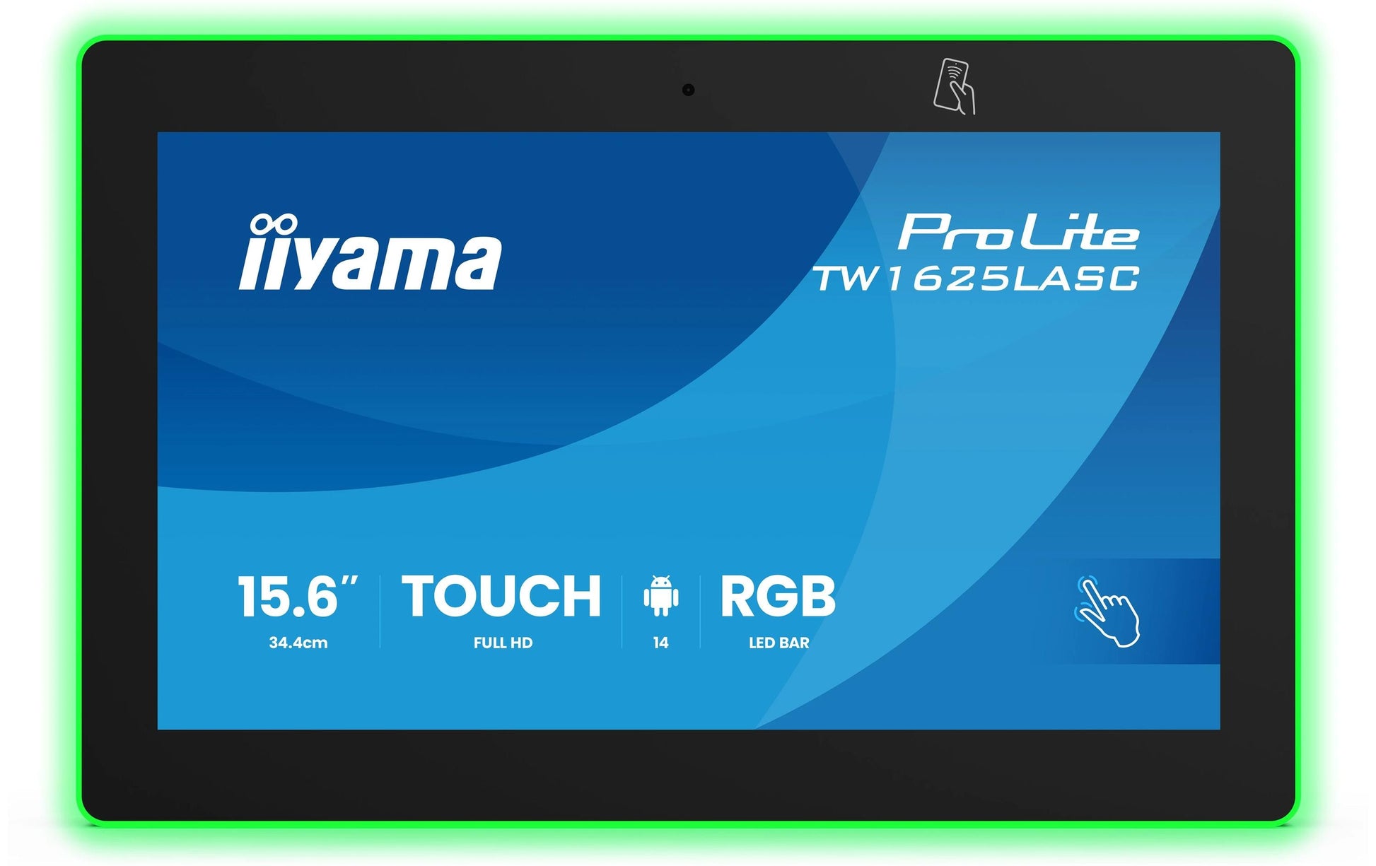 iiyama ProLite TW1625LASC-B3PNR – 15,6", Full HD, 450 cd/m², IPS