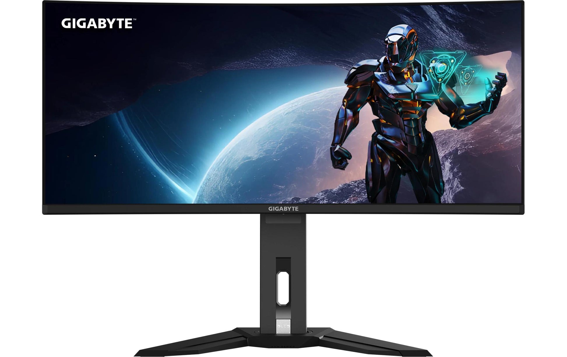 GIGABYTE MO34WQC2 – Monitor, 34", 3440 × 1440, OLED, 240 Hz, 250 cd/m², 2× HDMI 2.1, 1× DisplayPort 1.4, USB‑C