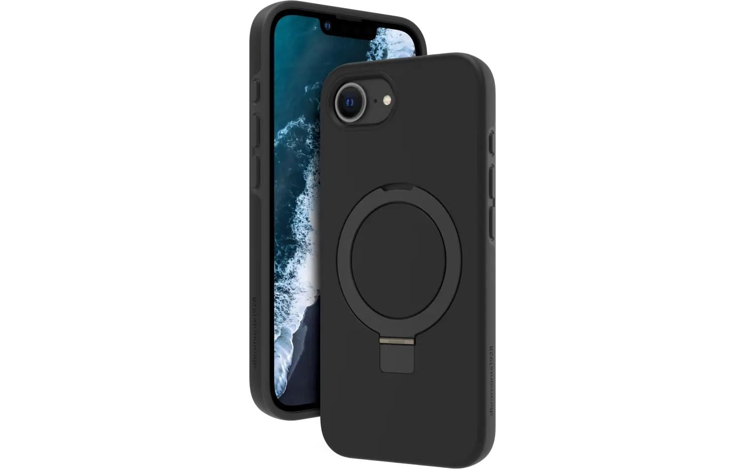 dbramante1928 Iceland Pro Kick Backcover – für Apple iPhone 16e, Schwarz, bis 3 m sturzsicher