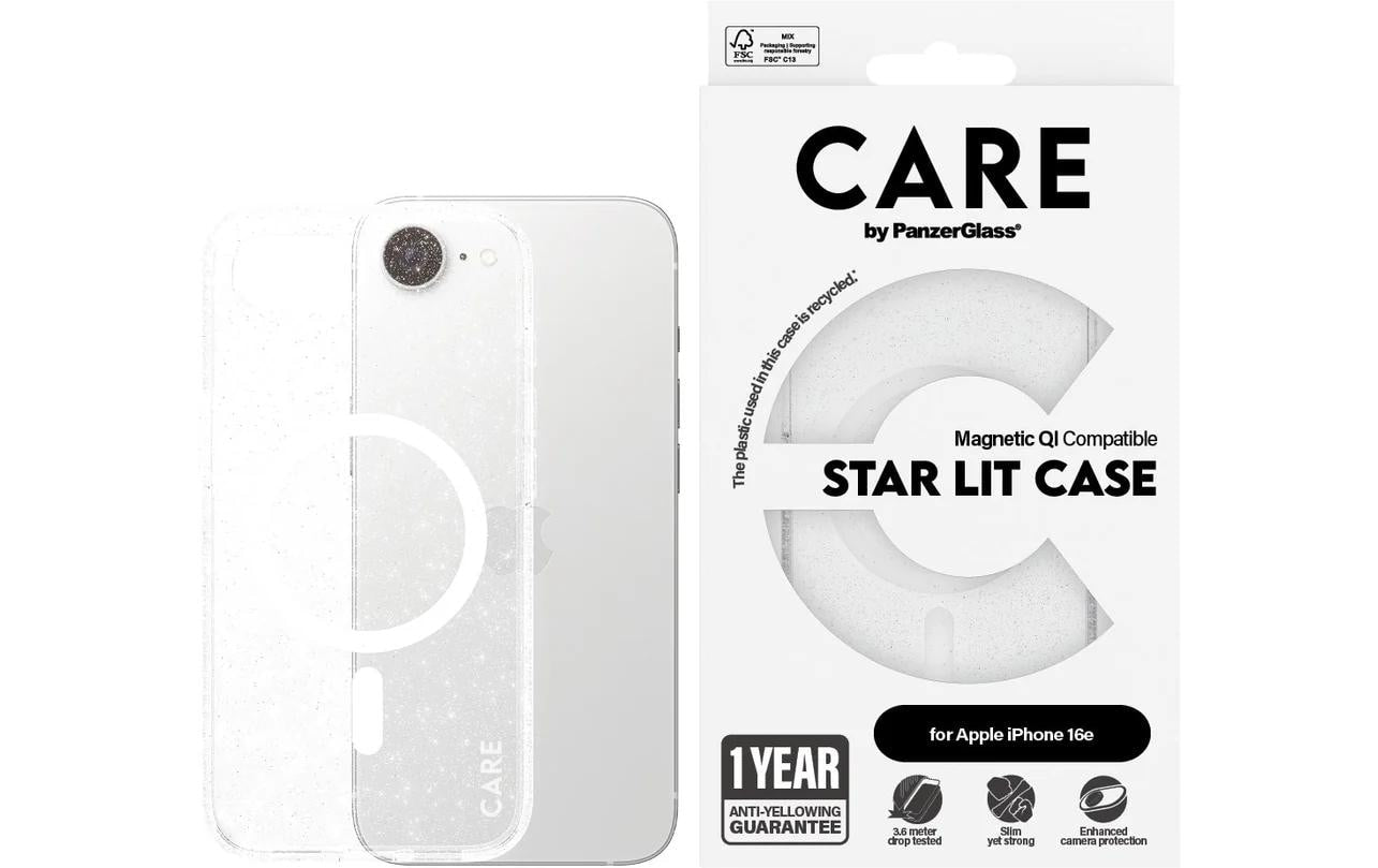 PanzerGlass Backcover – für Apple iPhone 16e – weiss