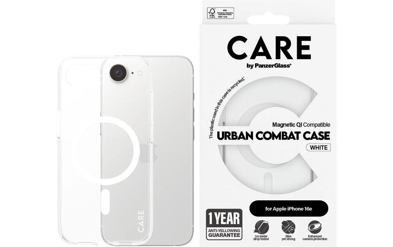 PanzerGlass Backcover Flagship 3-in-1 – für Apple iPhone 16e