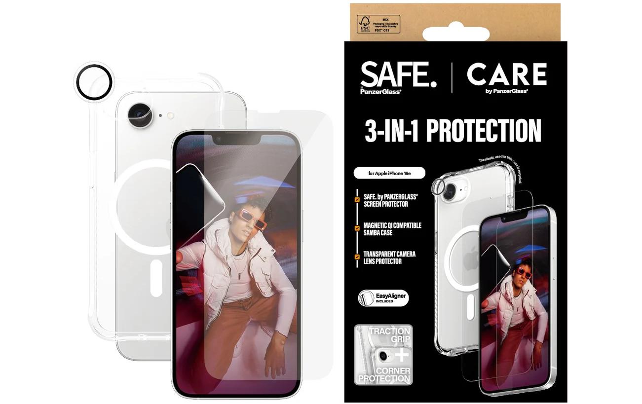 PanzerGlass Backcover Fashion – für Apple iPhone 16e – transparent – TPU