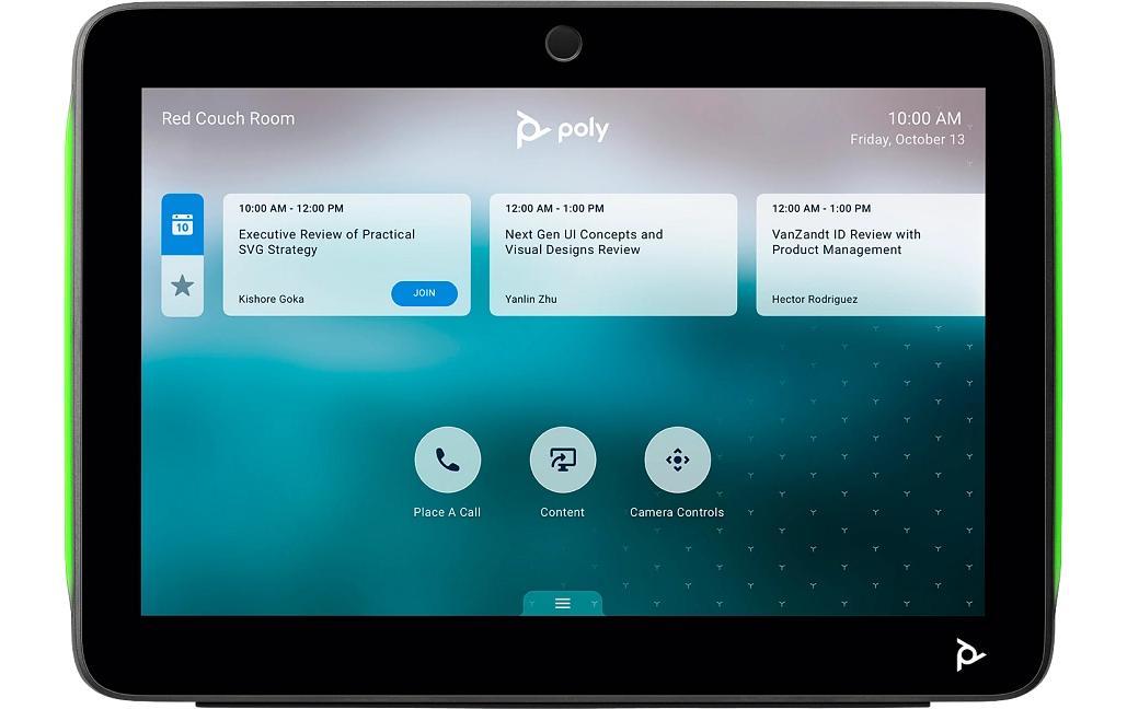 Poly Touch-Controller TC10 – 10,1", 1280 × 800, PoE, Schwarz