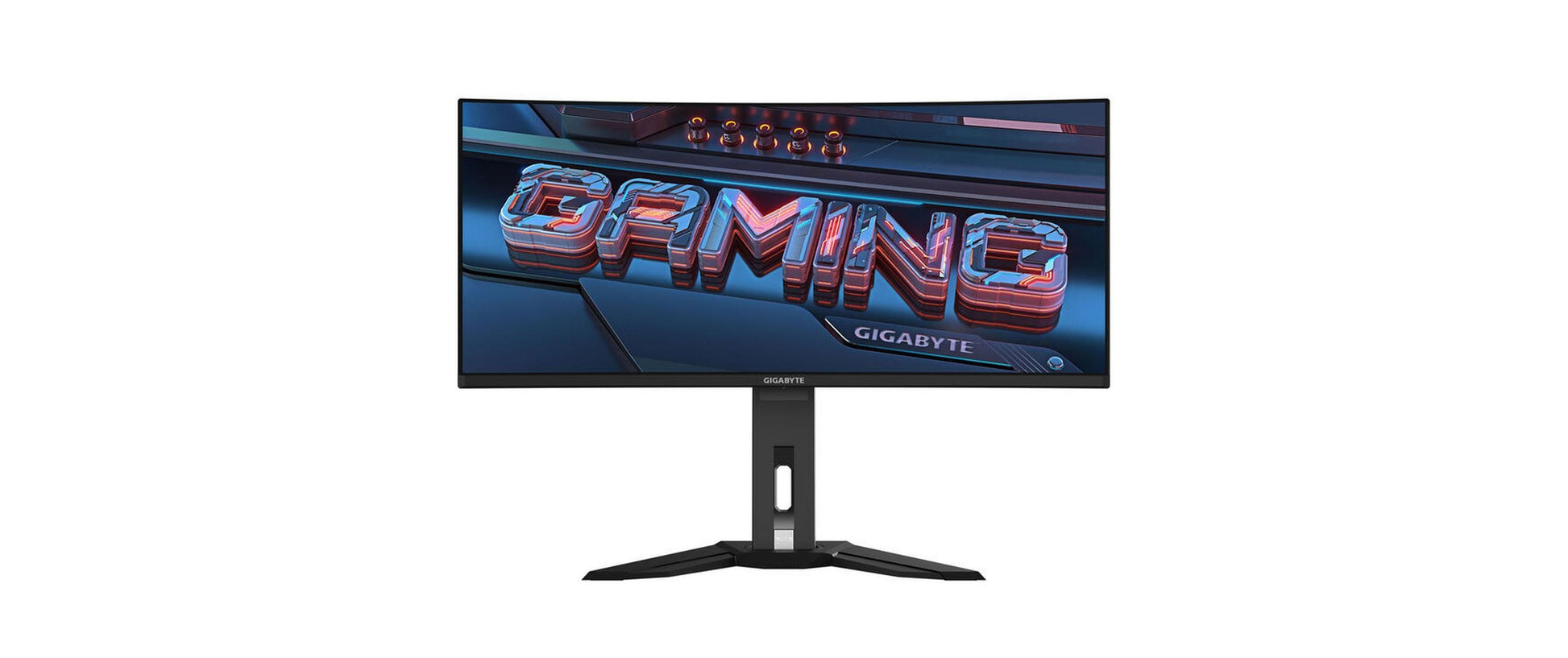 GIGABYTE MO34WQC2 – Monitor, 34", 3440 × 1440, OLED, 240 Hz, 250 cd/m², 2× HDMI 2.1, 1× DisplayPort 1.4, USB‑C