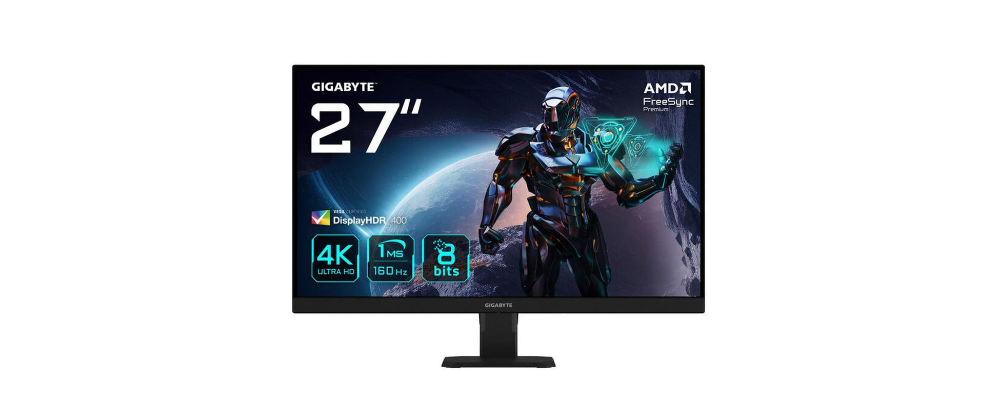 GIGABYTE GS27U – 27", 3840 × 2160 (4K), IPS, 160 Hz, DisplayHDR 400