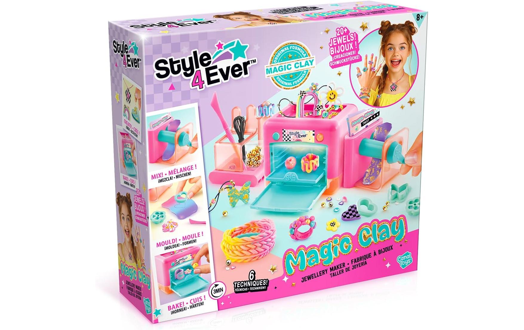 Canal Toys Bakey Clay Jewels Maker – Knete-/Modelliermasse-Set – ab 6 Jahren