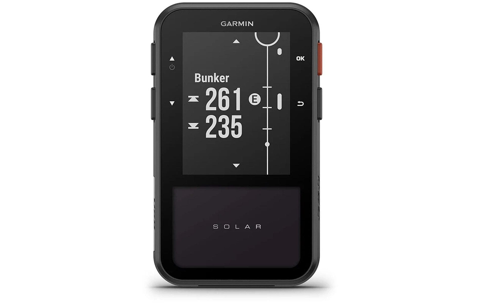 Garmin GPS-Handgerät ApproachG20 Solar – für Android, 50 × 100 × 20 mm, Schwarz, Silikon, 70 g
