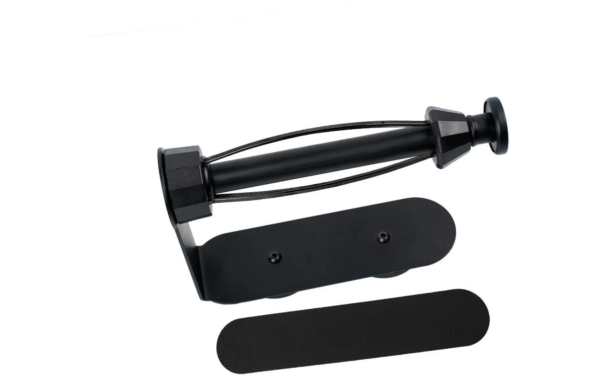 Silwy Toilettenpapierhalter – Metall, schwarz, magnetisch