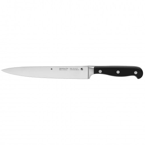 WMF Spitzenklasse Plus – Fleischmesser 20 cm, Cromargan (Edelstahl), Kunststoffgriff schwarz