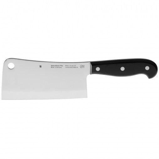WMF Spitzenklasse Plus Chinesisches Kochmesser – Cromargan, glatt, 15 cm, schwarz
