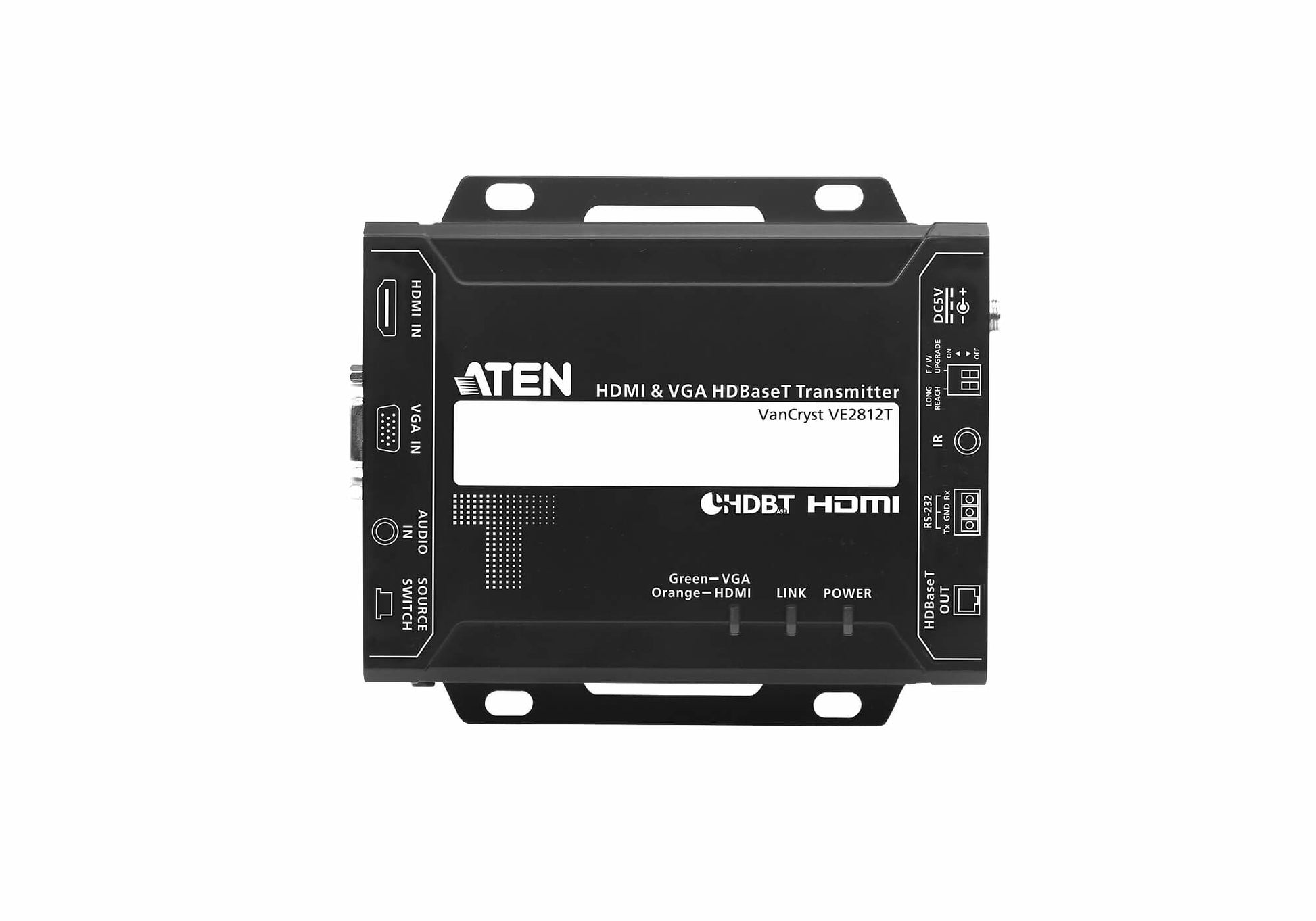 ATEN VE2812T – HDMI Sender (HDBaseT über Cat5e/6, 1× HDMI/1× VGA), 4K, 100 m, PoC, RS‑232