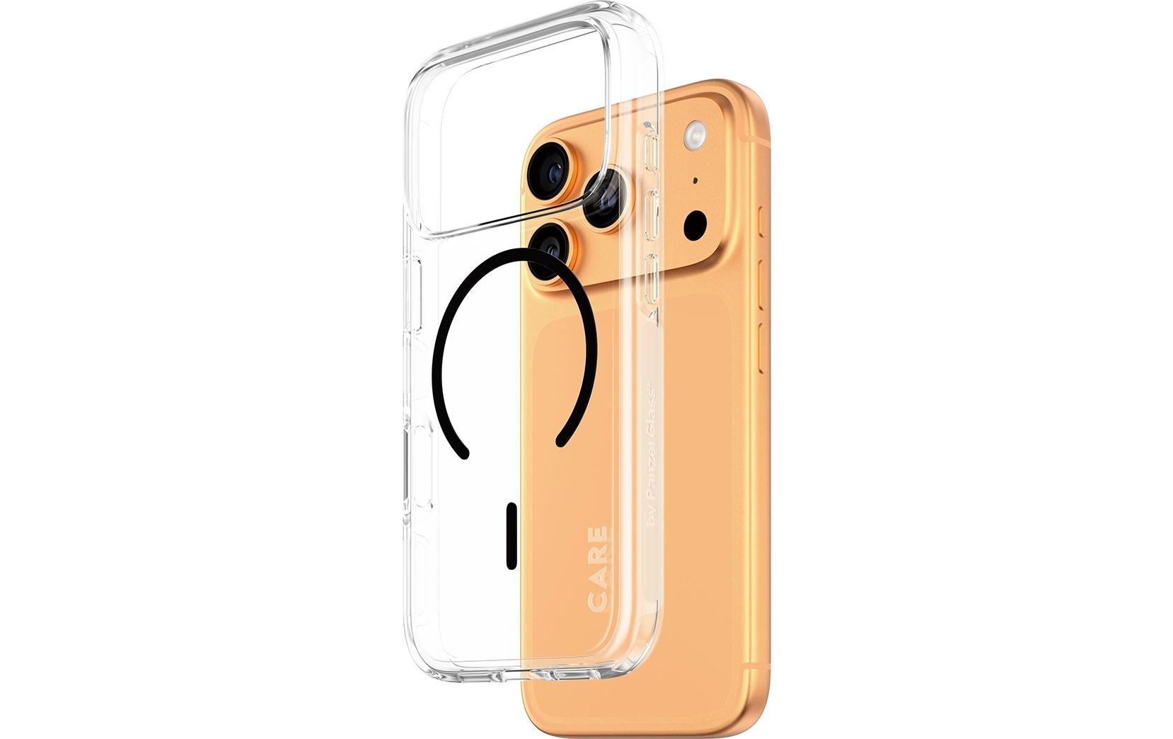 PanzerGlass Backcover Urban Combat MS – für Apple iPhone 17 Pro – transparent/schwarz – TPU