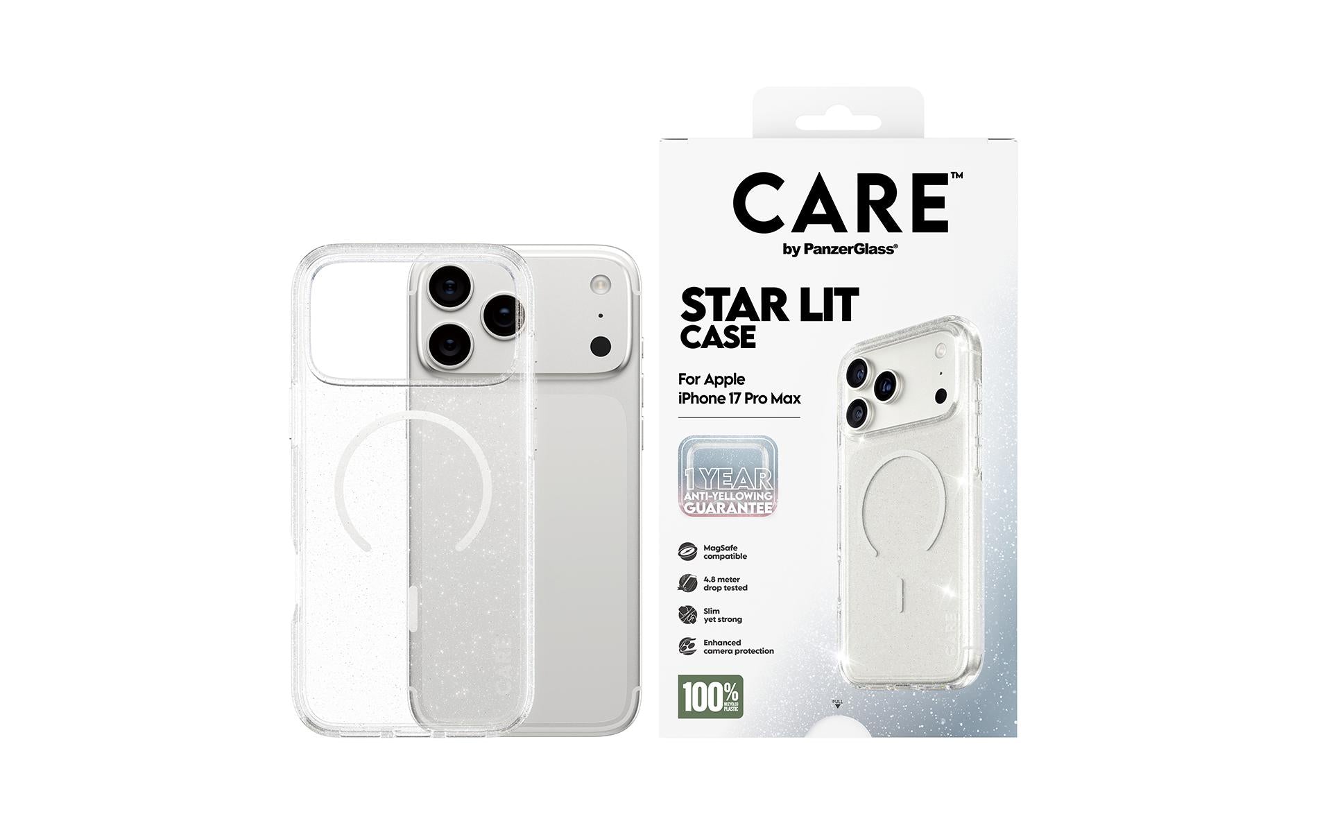 PanzerGlass Backcover – für Apple iPhone 17 Pro Max – transparent